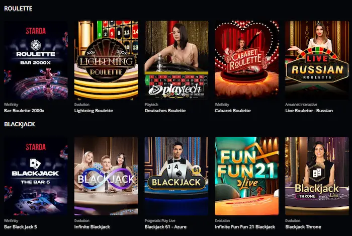 Casino Spiele & Wetten live